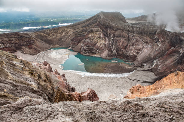 istock Mount Gorely Volcano Crater, Kamchatka 838222860