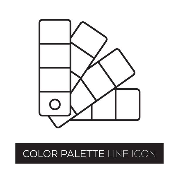 illustrations, cliparts, dessins animés et icônes de palette de couleurs - color swatch