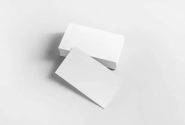 Photo of Blank business cards