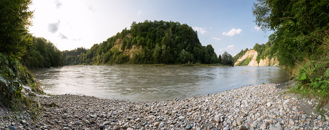 Rivercourse in Bavaria og the River