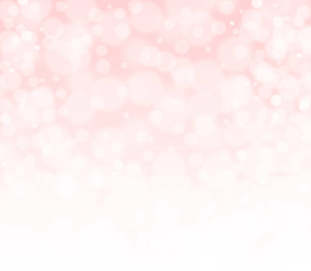 różowy i biały bokeh abstrakcyjne tło. - pink backgrounds glitter shiny stock illustrations