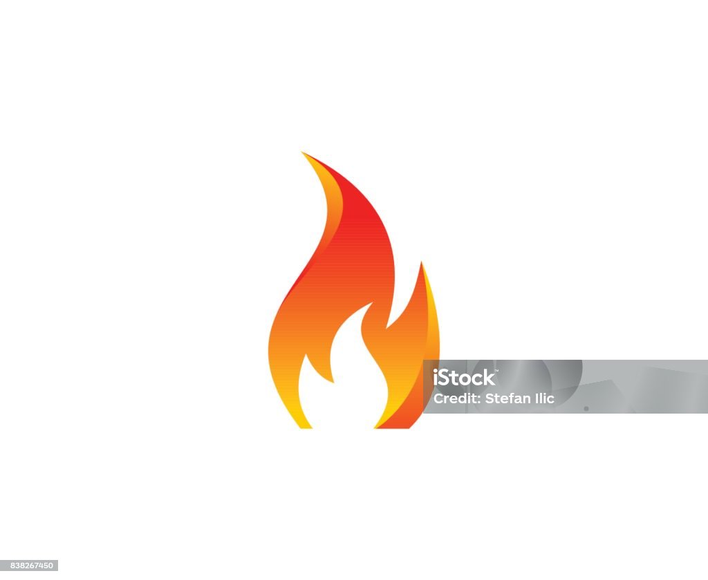 Fire icon This illustration/vector you can use for any purpose related to your business. Fire - Natural Phenomenon stock vector