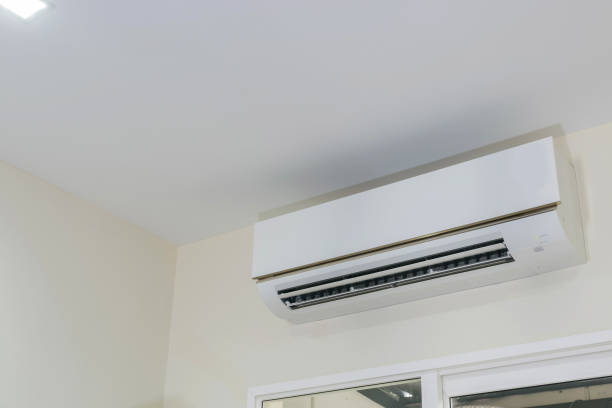 istock Closeup the wall mounted air conditioner 838268574