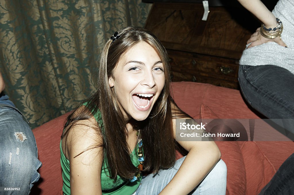 Portrait de jeune femme rire - Photo de Colocataire libre de droits