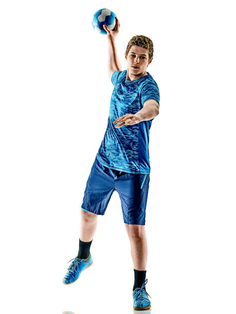 istock handball player teenager boy isolated 838272688