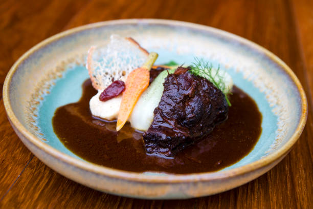 istock Red Wine Braised Leg of Lamb 838272786