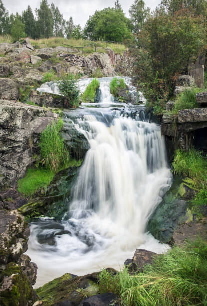 istock Flowing river at spring day in Finland 838274152