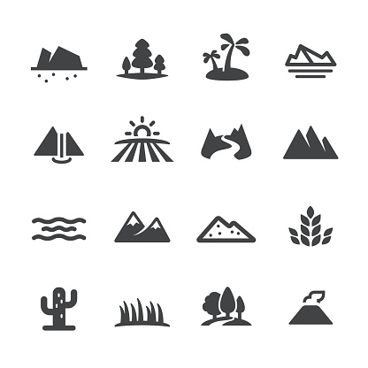 Landscape and Landform Icons