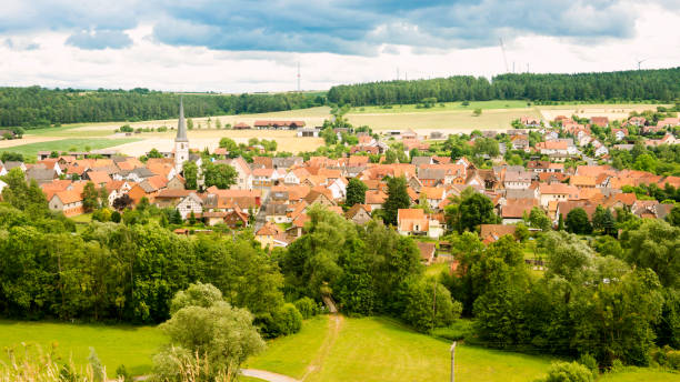 istock view of small german town in bavaria 838277464