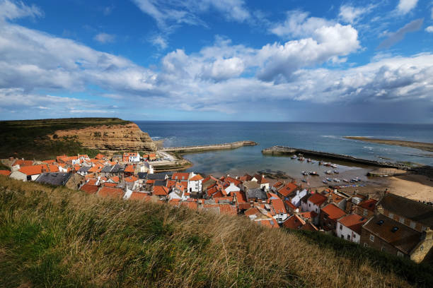 istock Staithes and Harbour from Above 838277762