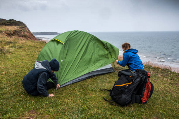 istock Camping for the night during our vacation 838288884