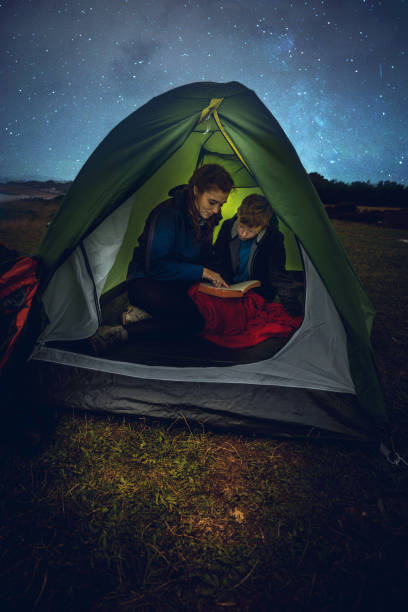 istock Our first night camping in a tent! 838289318