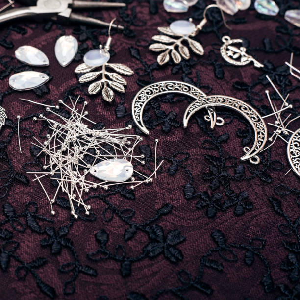 istock Beautiful jewelry manufacturing and tools 838324898