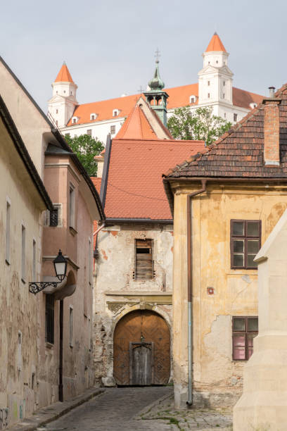 istock Old street in Bratislava 838325272