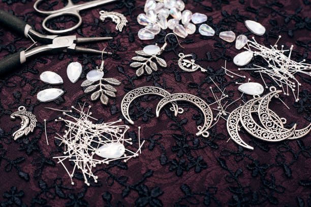 istock Beautiful jewelry manufacturing and tools 838325312