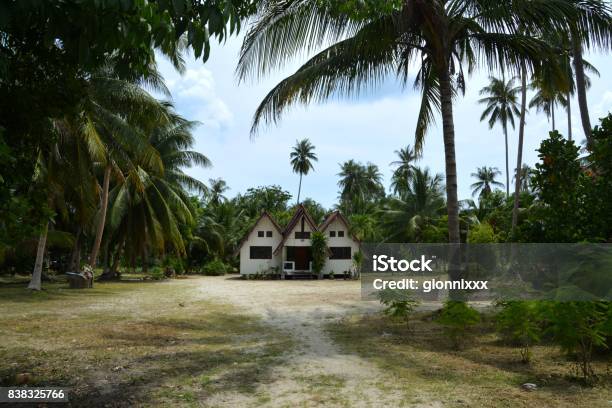 Mansion At Ao Khanom Southern Thailand Stock Photo - Download Image Now - Blue, Cloud - Sky, Coconut Palm Tree