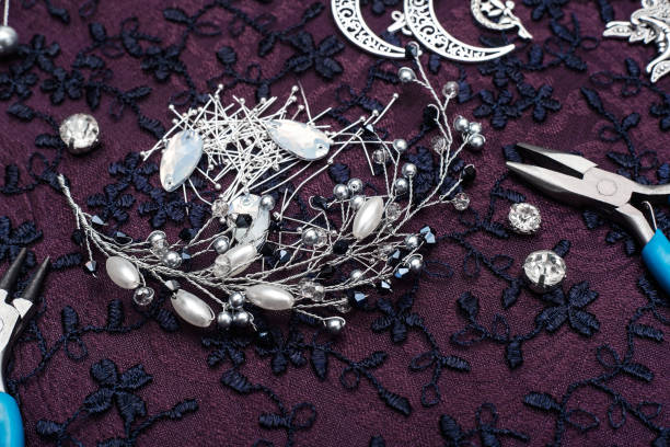 istock Beautiful jewelry manufacturing and tools 838331932