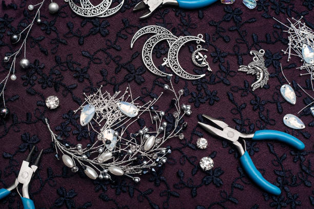 istock Beautiful jewelry manufacturing and tools 838337246