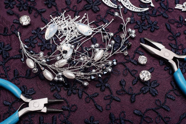 istock Beautiful jewelry manufacturing and tools 838337612