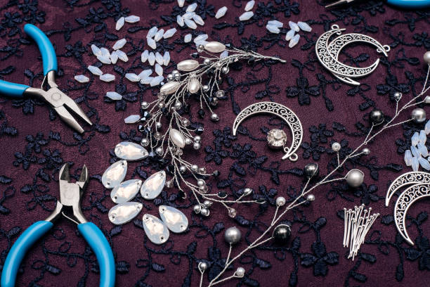 istock Beautiful jewelry manufacturing and tools 838338928