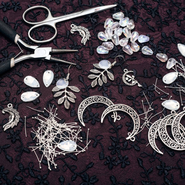 istock Beautiful jewelry manufacturing and tools 838342562