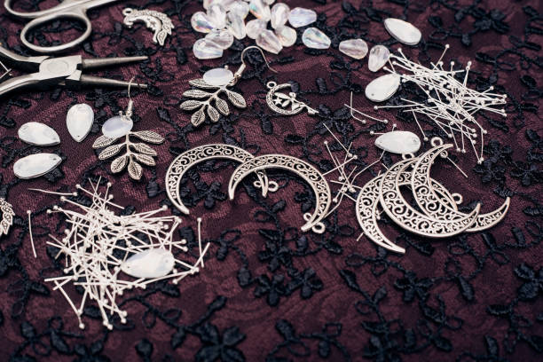 istock Beautiful jewelry manufacturing and tools 838342930