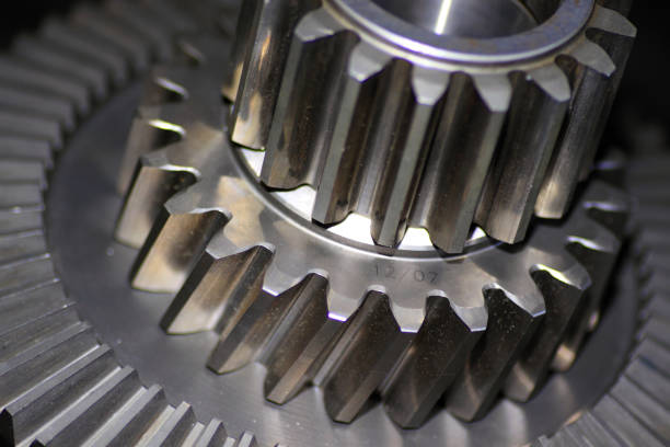 istock Gears for heavy machinery at close 838349184