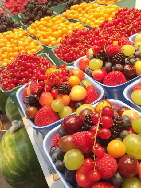 istock Marketplace berries and fruit 838363558
