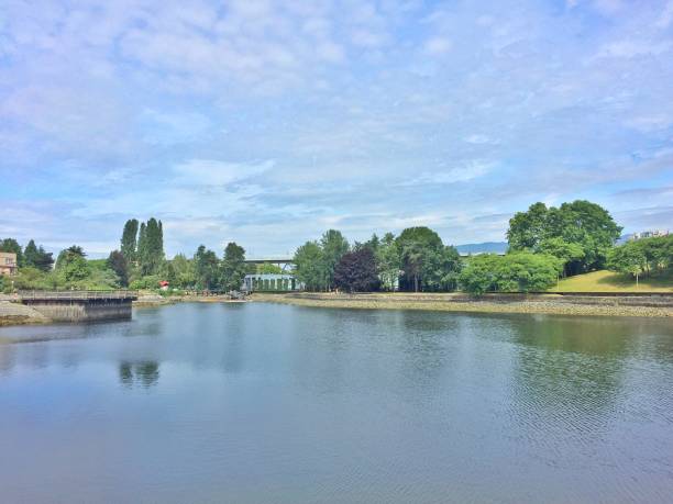 istock Beautiful sky and water with trees and reflections 838363580
