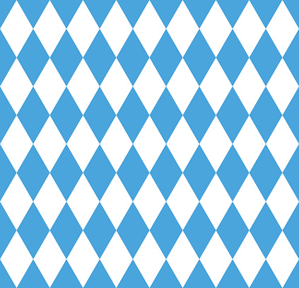 Seamless wallpaper. Bavarian Beer Fest flag, Vector illustration