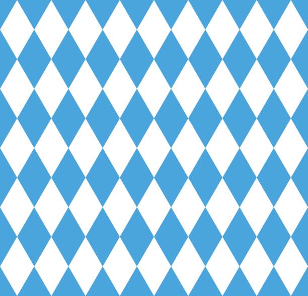 Seamless wallpaper. Bavarian Beer Fest flag Seamless wallpaper. Bavarian Beer Fest flag, Vector illustration upper bavaria stock illustrations