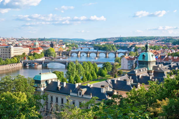 istock Prague Bridges in the Summer. Czech Republic. 838369670