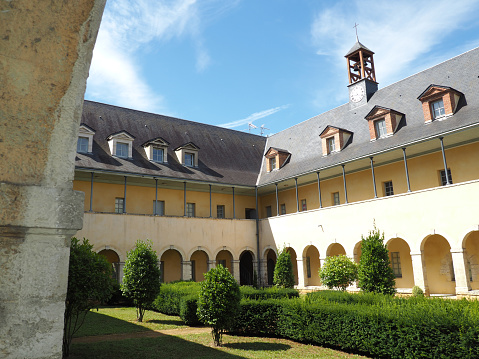 Cloister of the convent of the Ursulines in Montargis
