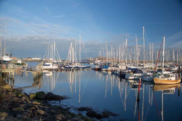 istock Beautiful Irish harbor of Howth 838374682