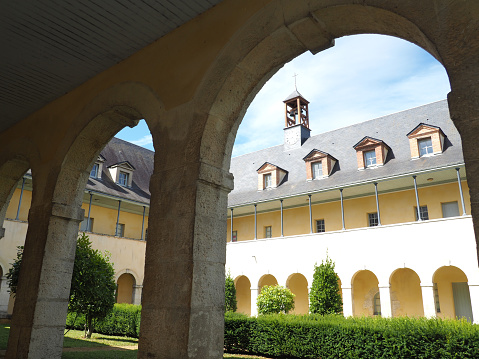 Cloister of the convent of the Ursulines in Montargis