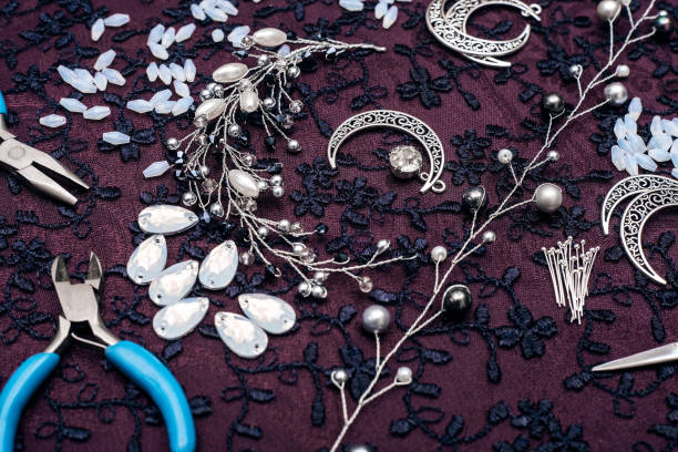 istock Beautiful jewelry manufacturing and tools 838386394