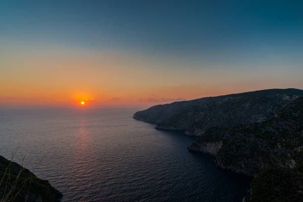 istock Amazing sunset and clouds in Thassos 838395942