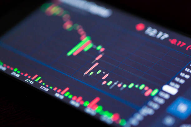 istock Stock Exchange Chart on Smart Phone 838402874