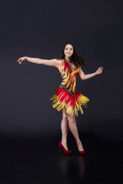istock Dancing girl ethnic dance. 838413398