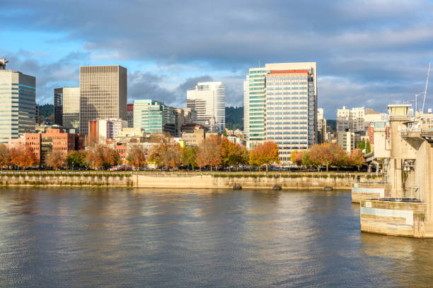 istock Portland city skyline at autumn 838416974