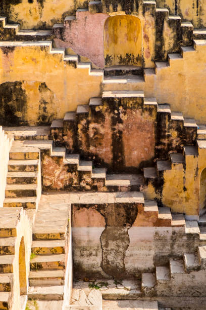 istock Famous Indian stepwell near Jaipur, Rajasthan. 838420048