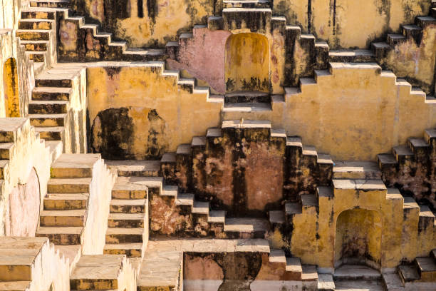 istock Famous Indian stepwell near Jaipur, Rajasthan. 838420052
