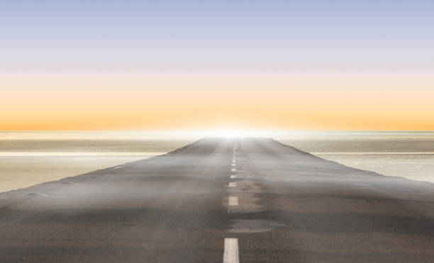 istock Road leading out to the horizon 838434788