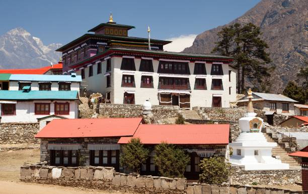 istock Tengboche Monastery, the best monastery in Khumbu valley 838439654