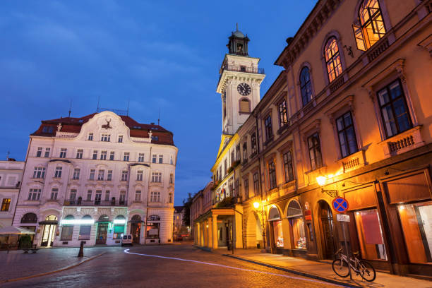 istock Main Square of Cieszyn at evening 838445792