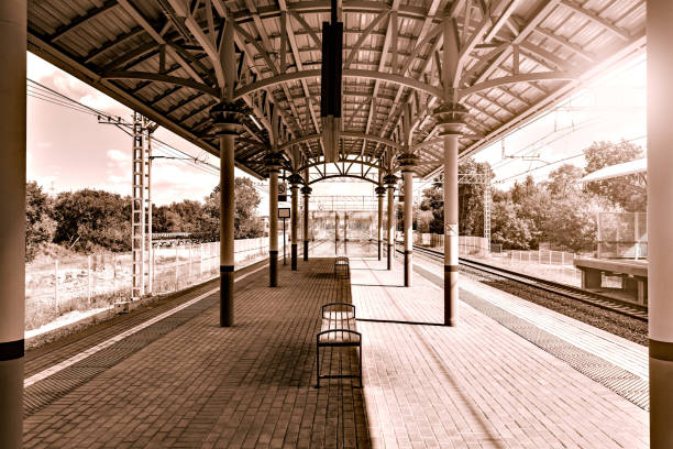 Railway station at day time.