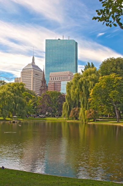 istock Boston City. Public Garden. Vertical Image 838453282