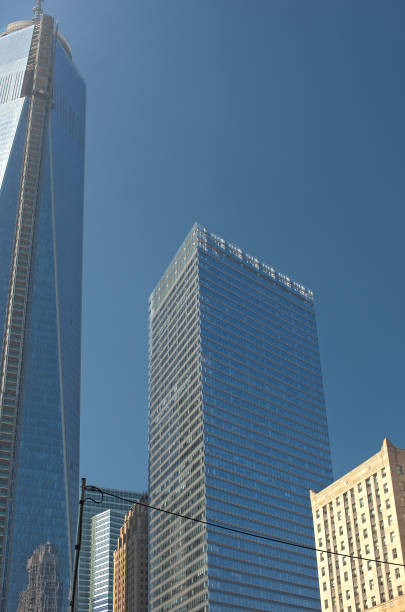 istock NYC Skyscrapers against Blue Sky 838454194