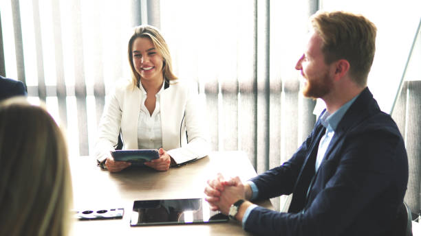 istock Successful colleague have meeting 838454758
