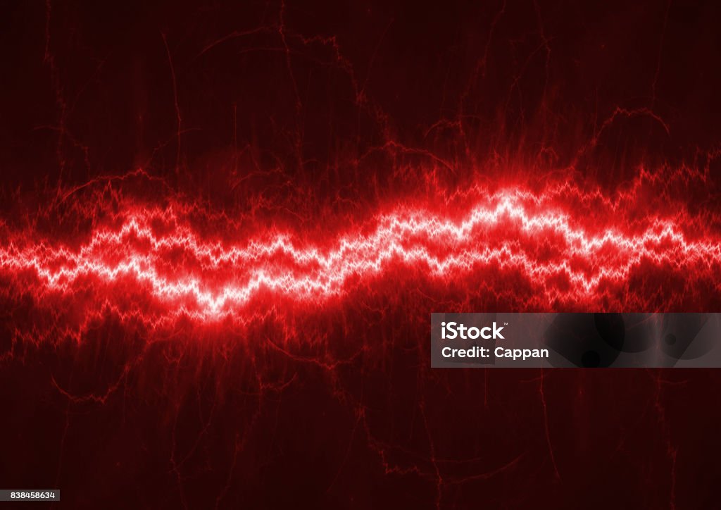 Electric Red Abstract Red Electrical Background Stock Photo - Download Image Now - Abstract ...